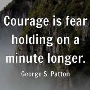 From fear to courage: A Personal Reflection..